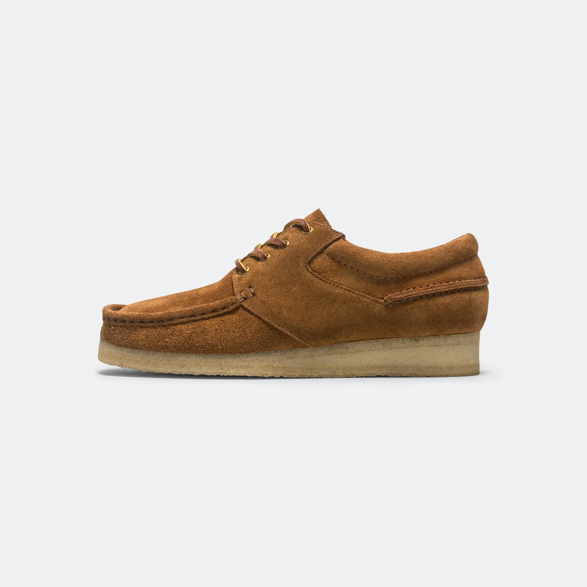 Wallabee Boat - Cola Suede Durable Fabric Tension Dispersing Outsole