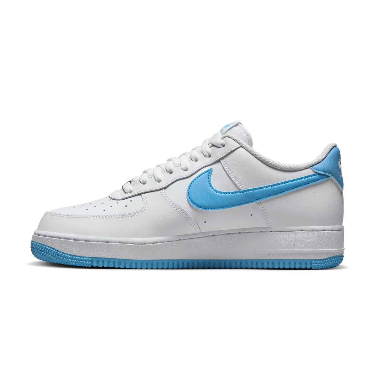 Air Force 1 ??07 'White University Blue' Carbon Fiber Inlay