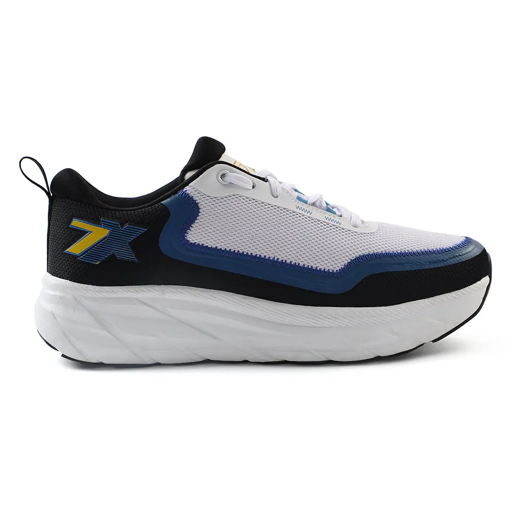 Leap7x White Sports Lacing Running Shoes For Men ROBUST-3E By Liberty warm - weather shoes All terrain