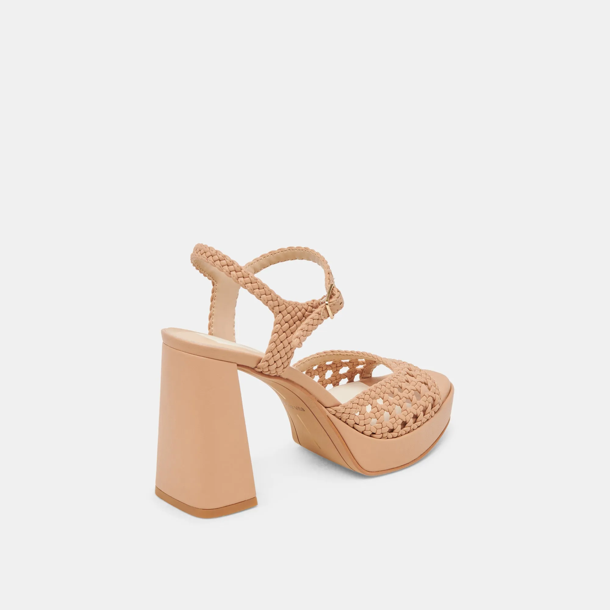 PEYTEN HEELS CAFE WOVEN STELLA Sporty Heeled Shoes Comfortable Material