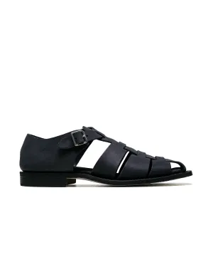 Phigvel Gurkha Sandal Black Anti   Blister Anti Odor