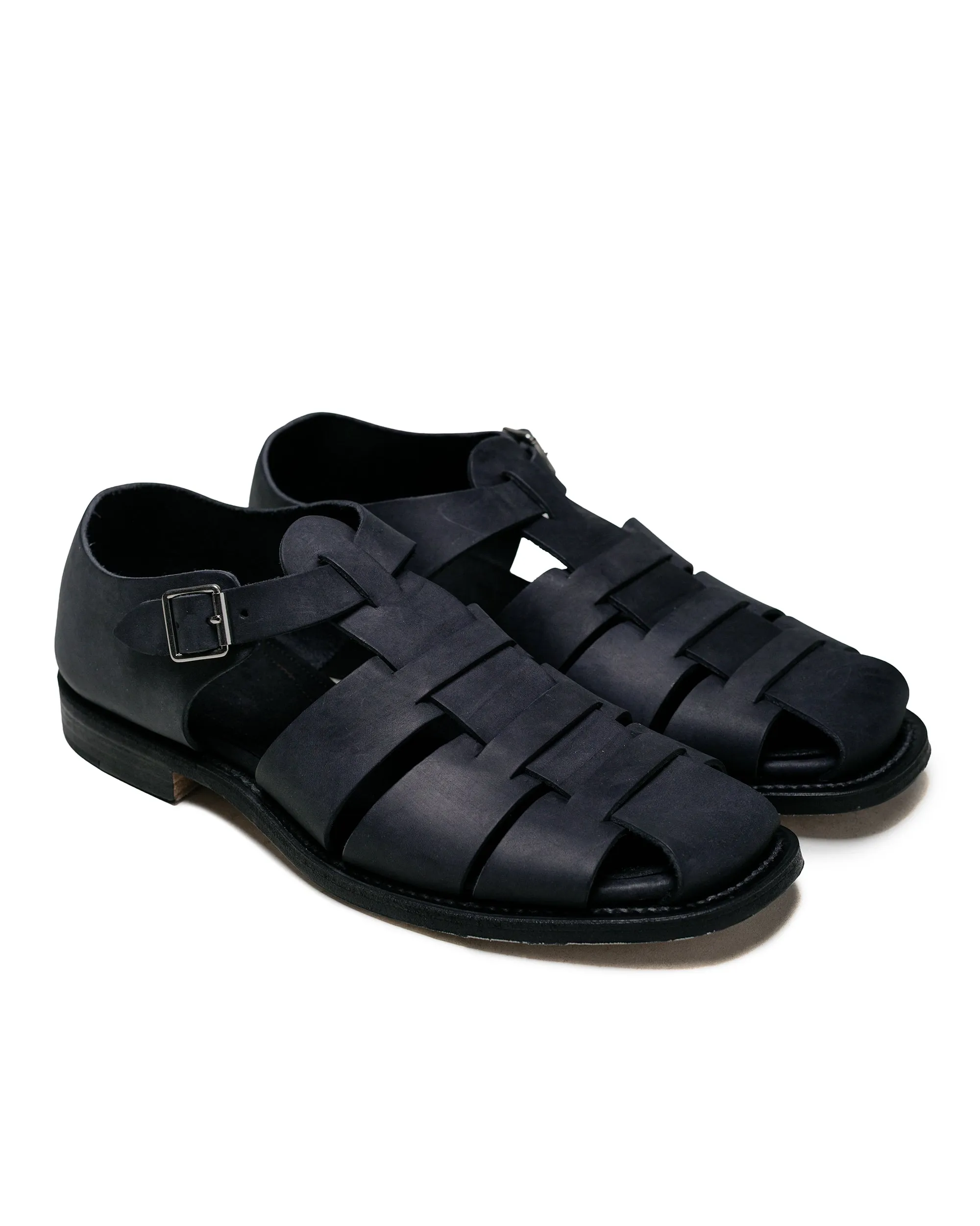 Phigvel Gurkha Sandal Black Shape Hold Urban Lifestyle