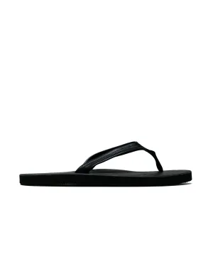 Lightweight Feel Phigvel Leather Beach Sandals Black