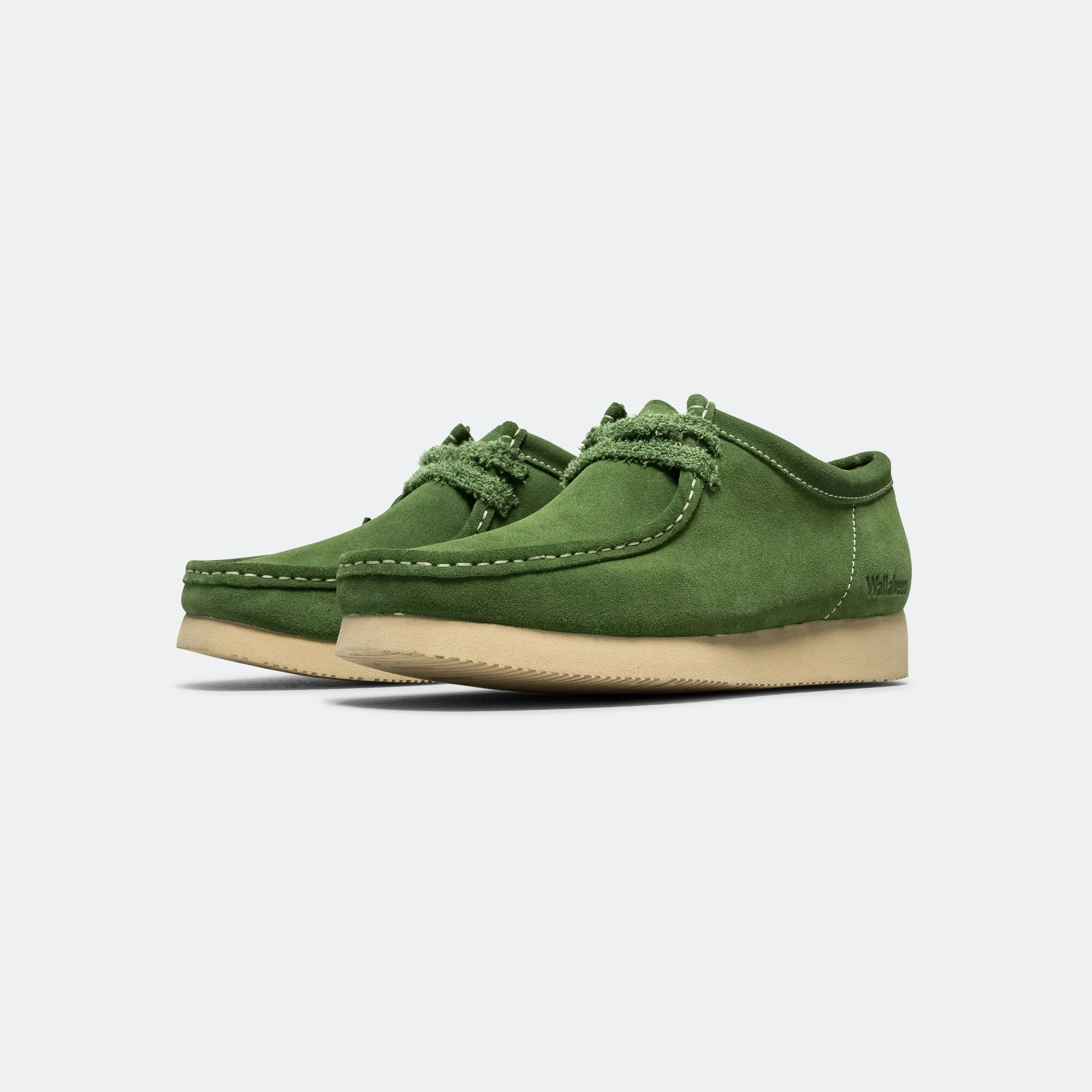 Wallabee - Green Suede Compression Molding