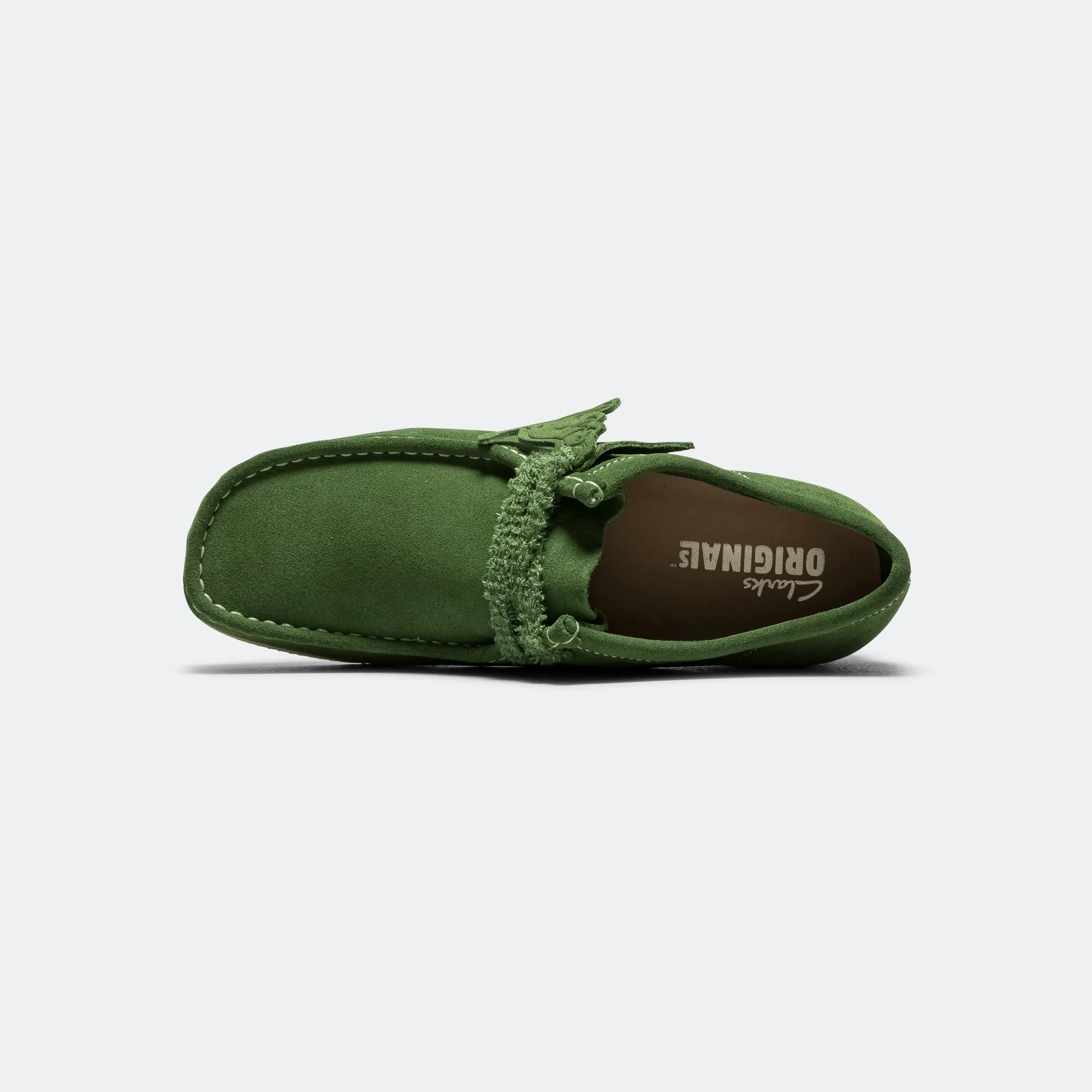 High rebound Impact Foam Wallabee - Green Suede