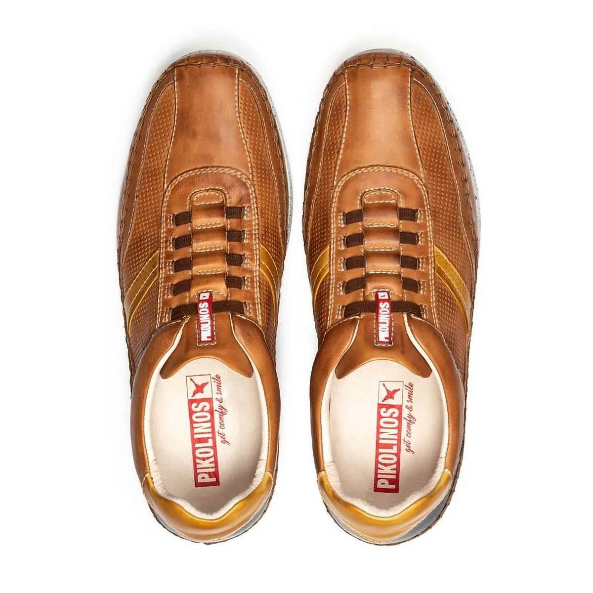 Lined interior Pikolinos Men's Fuencarral Brandy