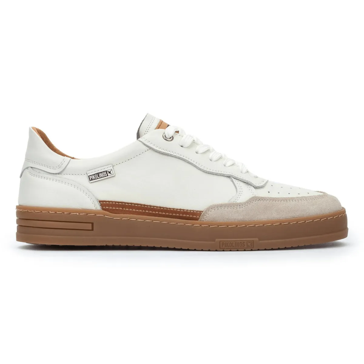 Pikolinos Men's Xativa Off-White Leather Leaf Jog