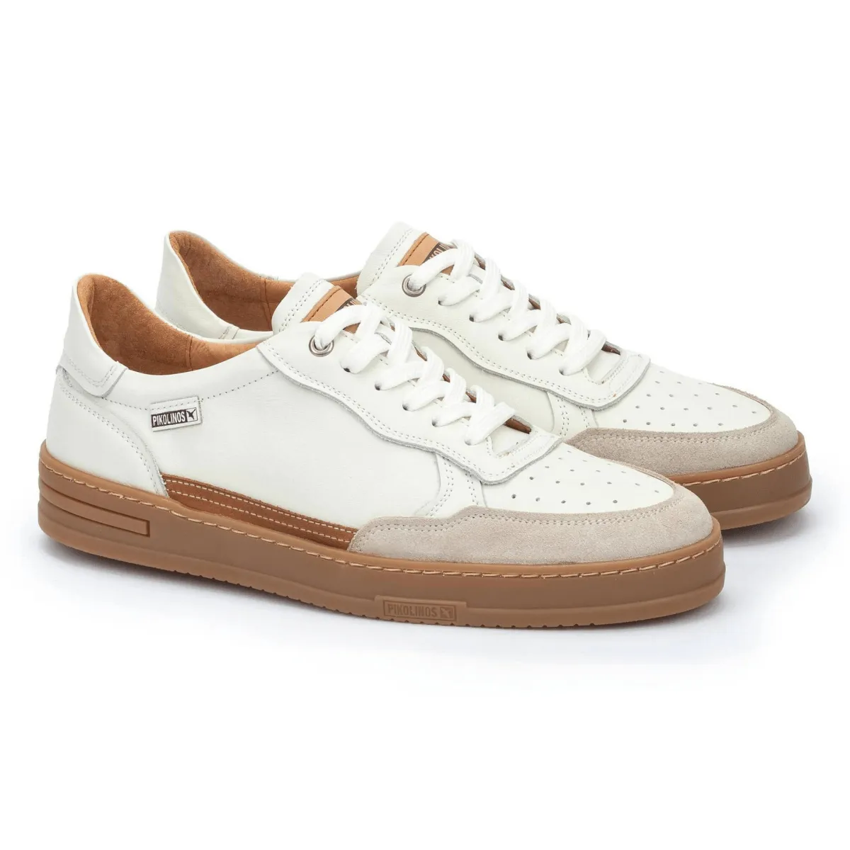 Pikolinos Men's Xativa Off-White Leather Footwear Flex