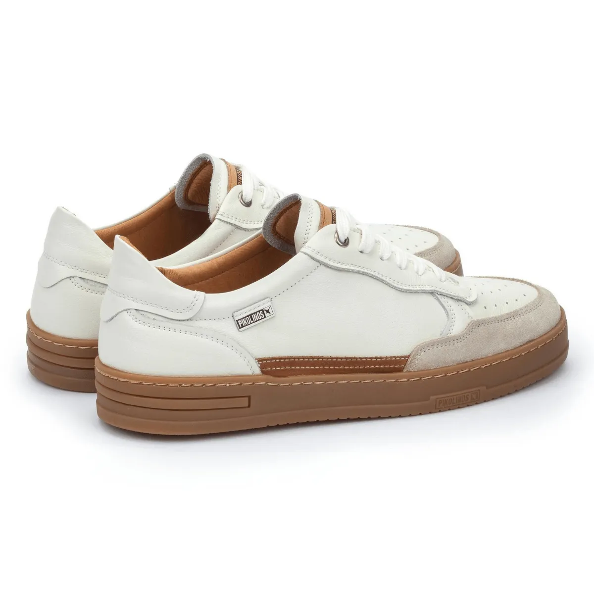 Urban Life Fashion Forward Pikolinos Men's Xativa Off-White Leather