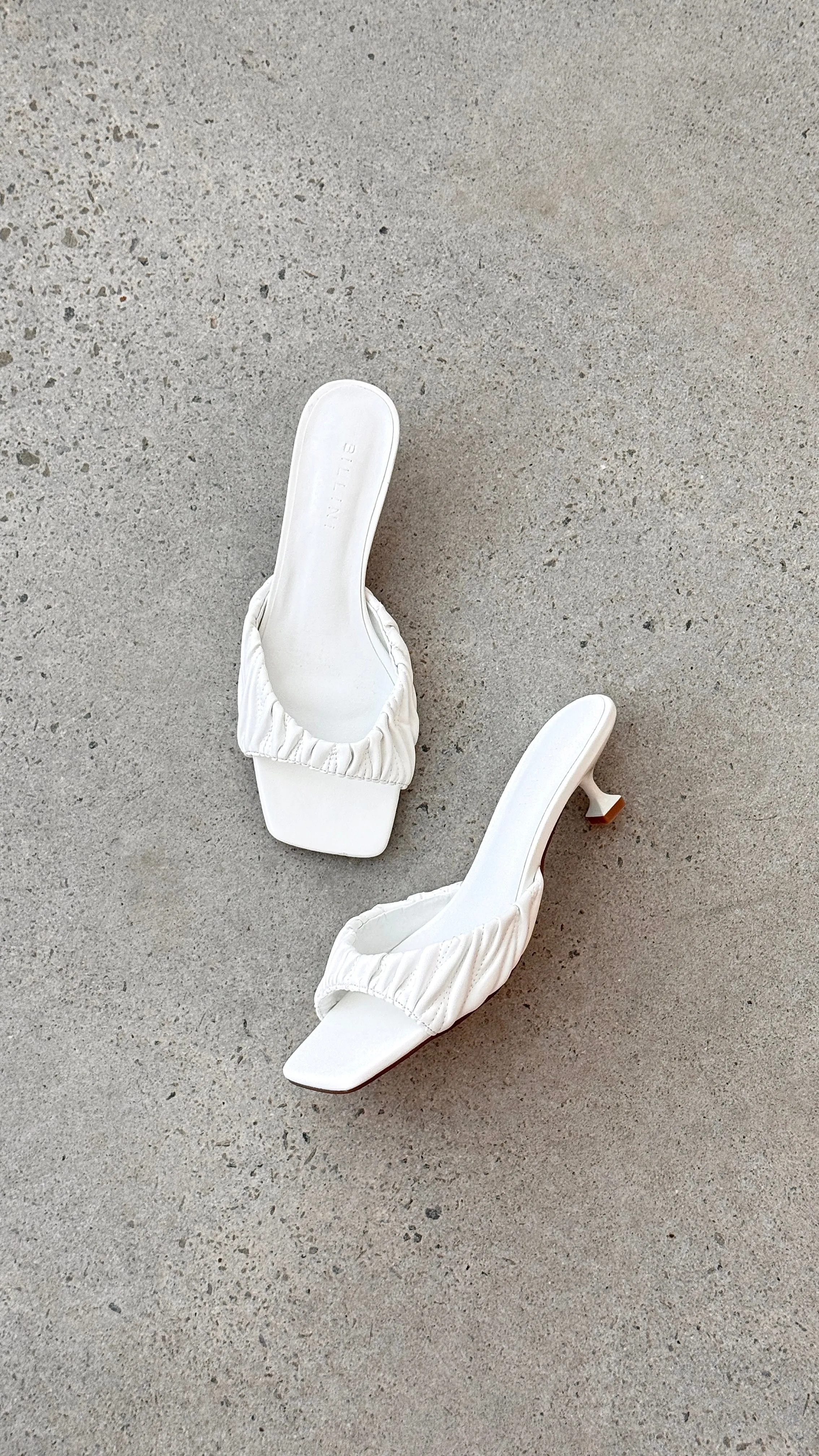 Pilar Heel - White Luxury Craft