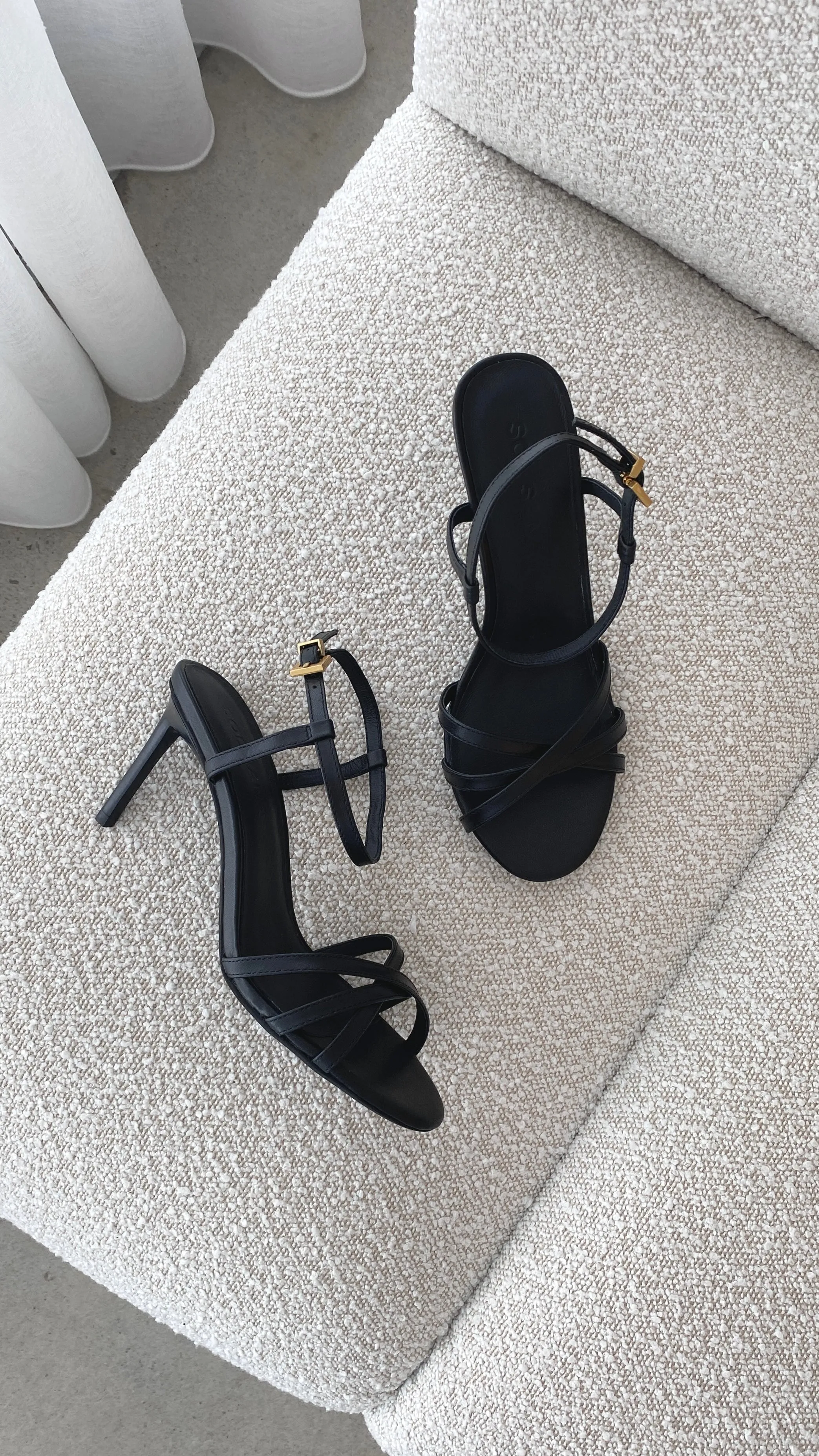Effortless Glam Stand Out Style Sol Sana Sundance Heel - Black