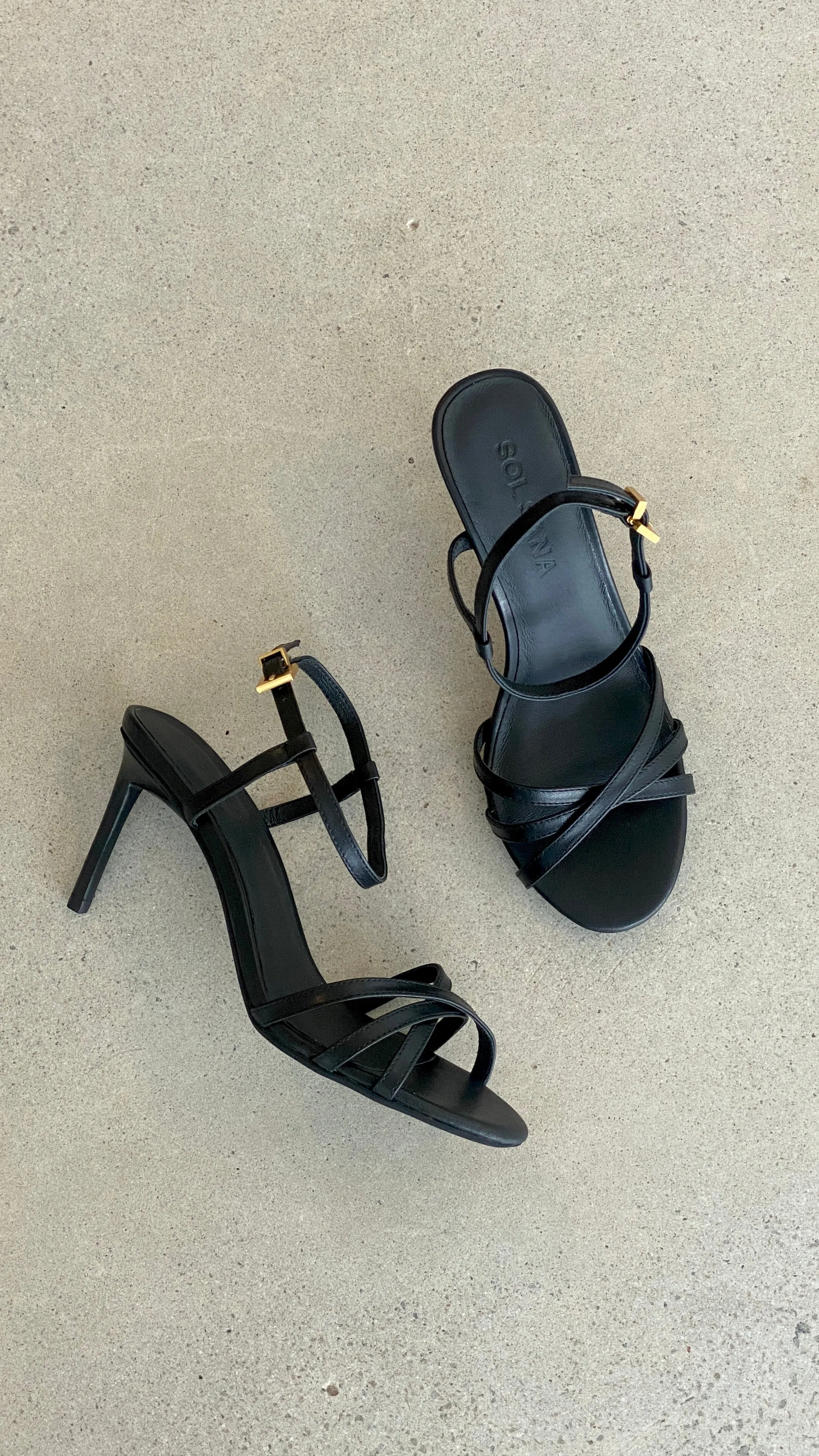 Sol Sana Sundance Heel - Black Round Toe