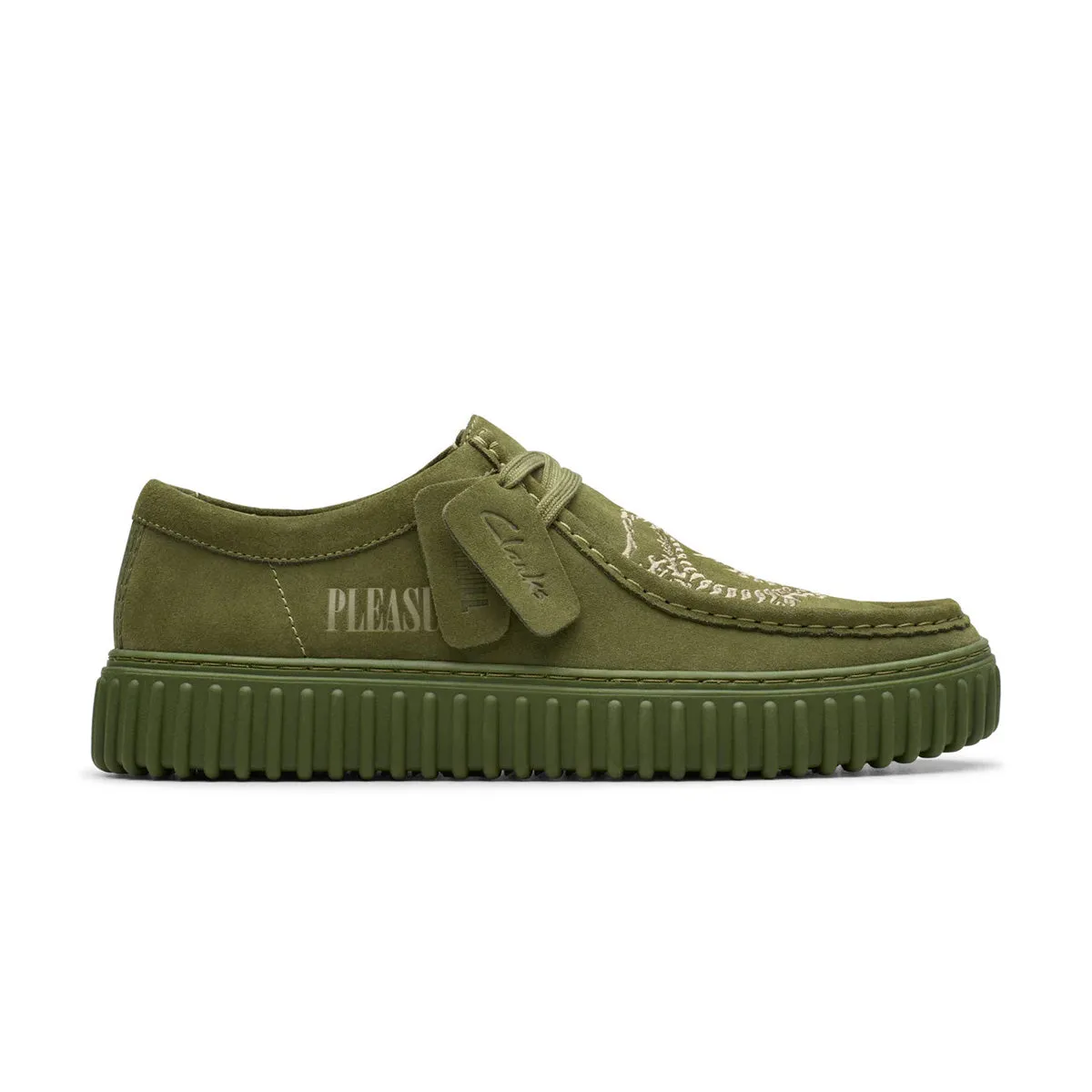 Seamless Upper Construction   PLEASURES Torhill Lo 'Green Dragon'