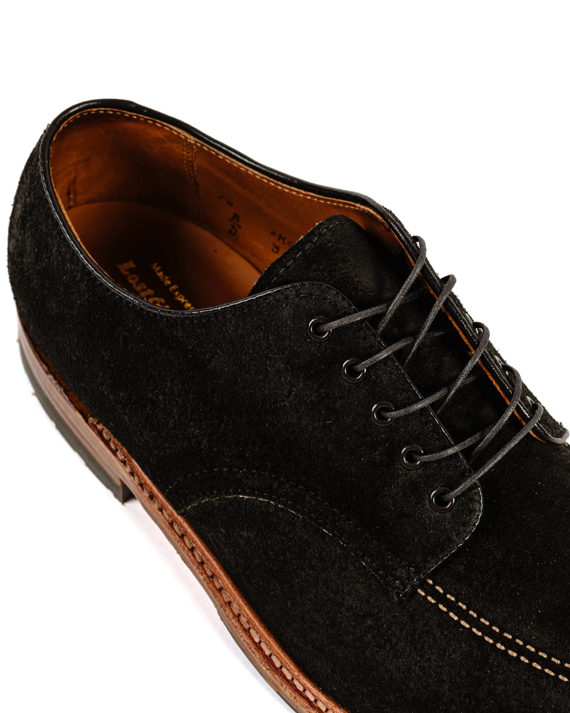 Alden Indy Shoe Reverse Earth Chamois with Commando Sole G1602C Stable Step