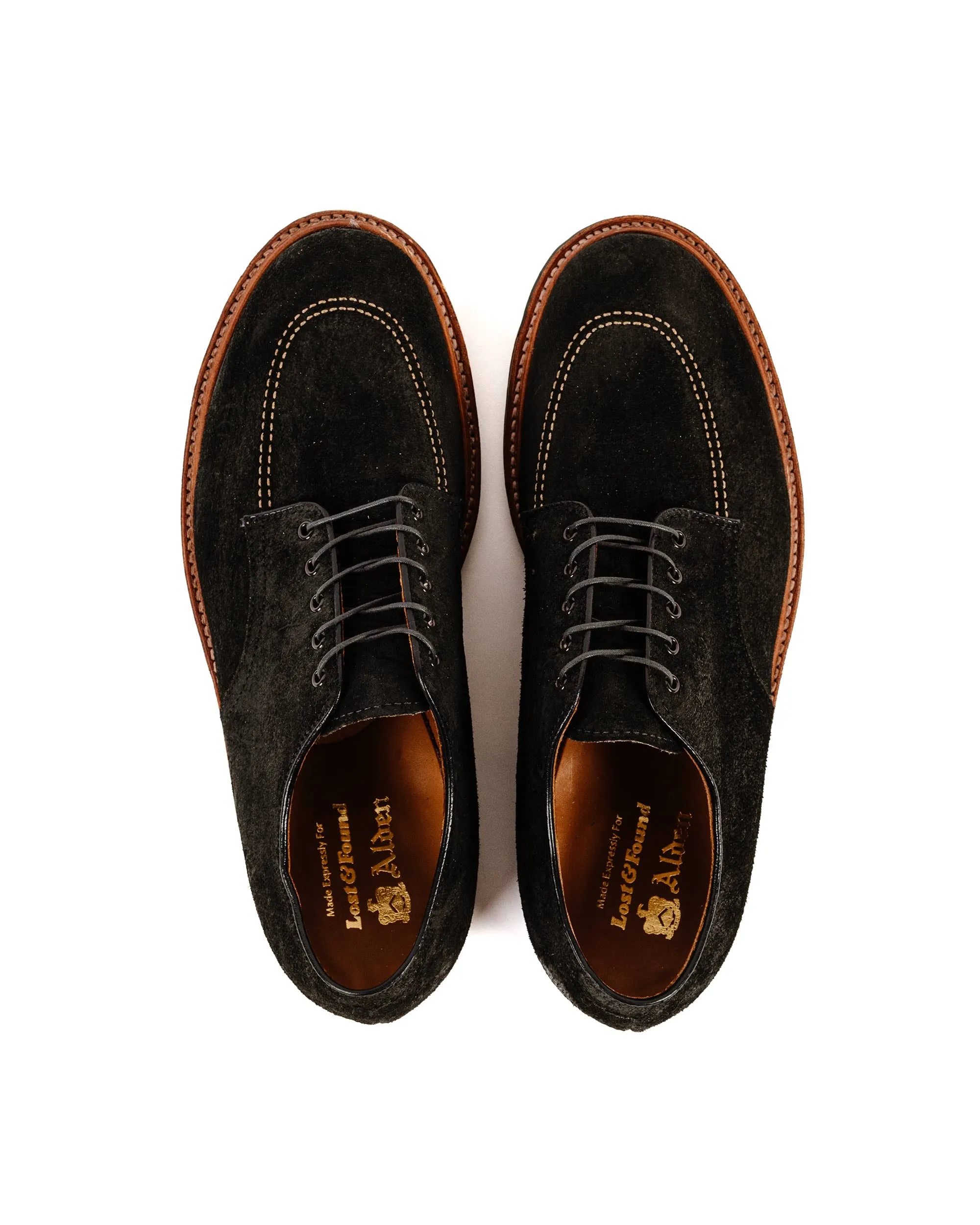 Balanced Ride Alden Indy Shoe Reverse Earth Chamois with Commando Sole G1602C