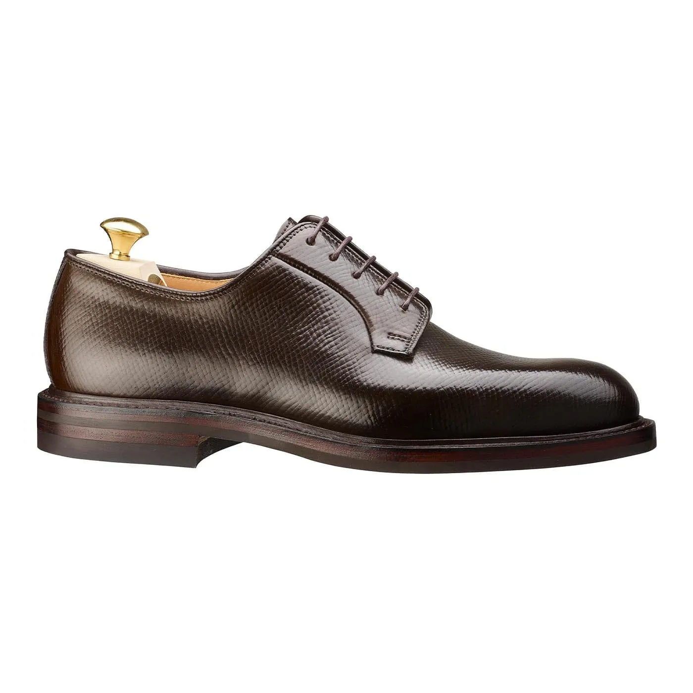 All Season Wear Formal Outfit Lanark 5 Dark Brown Hatch Grain Cordovan