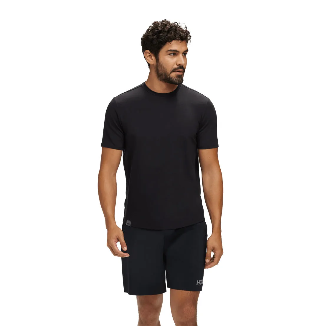 Comfort Style Hoka One One Men Essential Tee Black 1141757-BLK