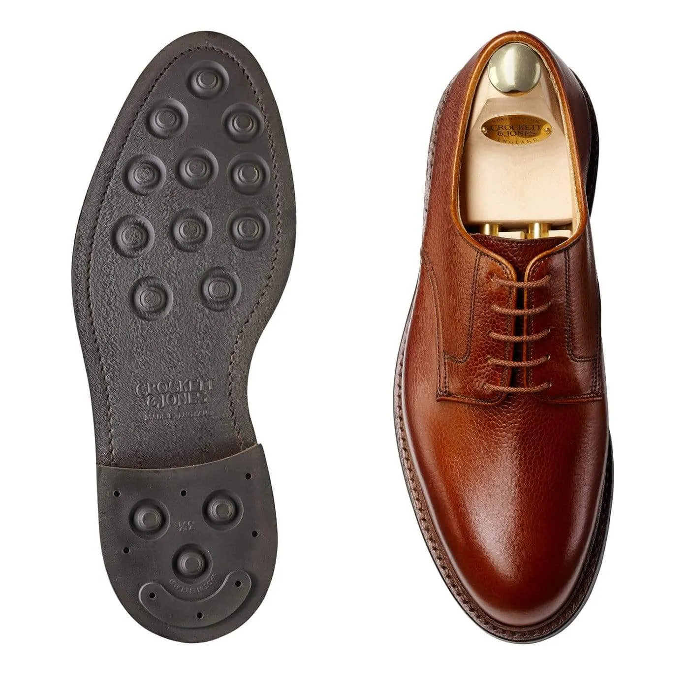 Sleek Leather Grasmere Tan Scotch Country Grain