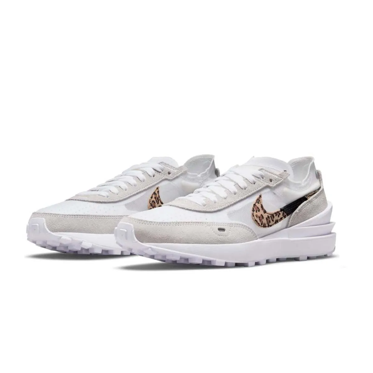Compact Style Street Ready Wmns Waffle One SE 'White Leopard'