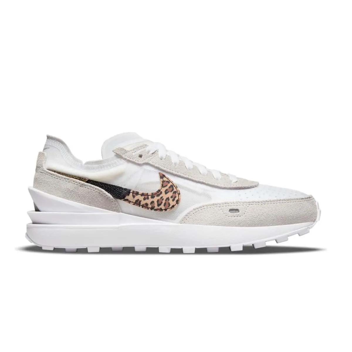 Pet Jog Wmns Waffle One SE 'White Leopard'