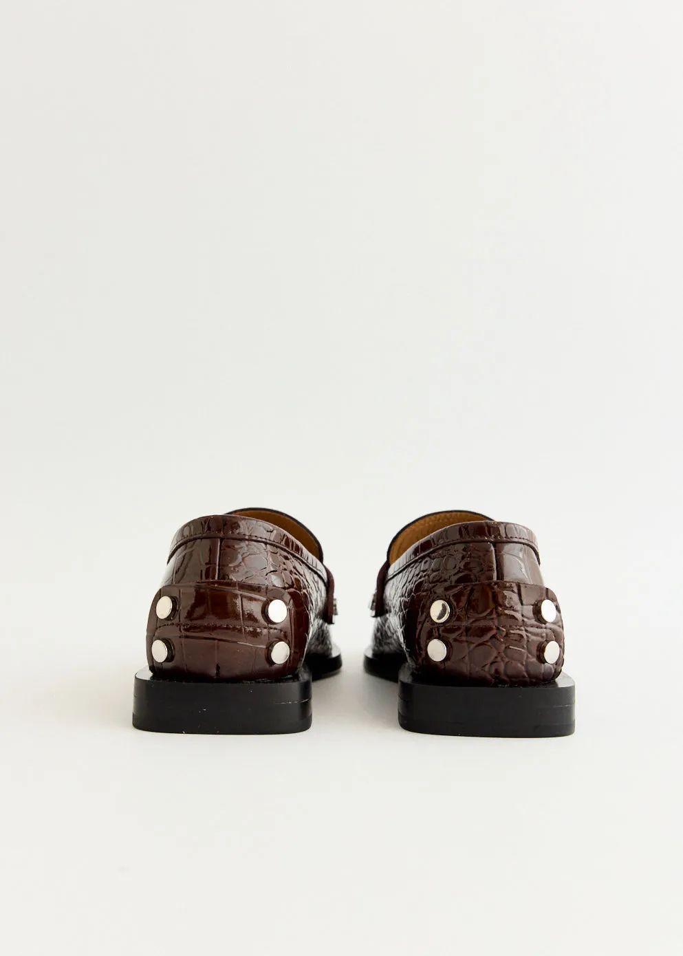 Lake Jog Studs Square Toe Loafers