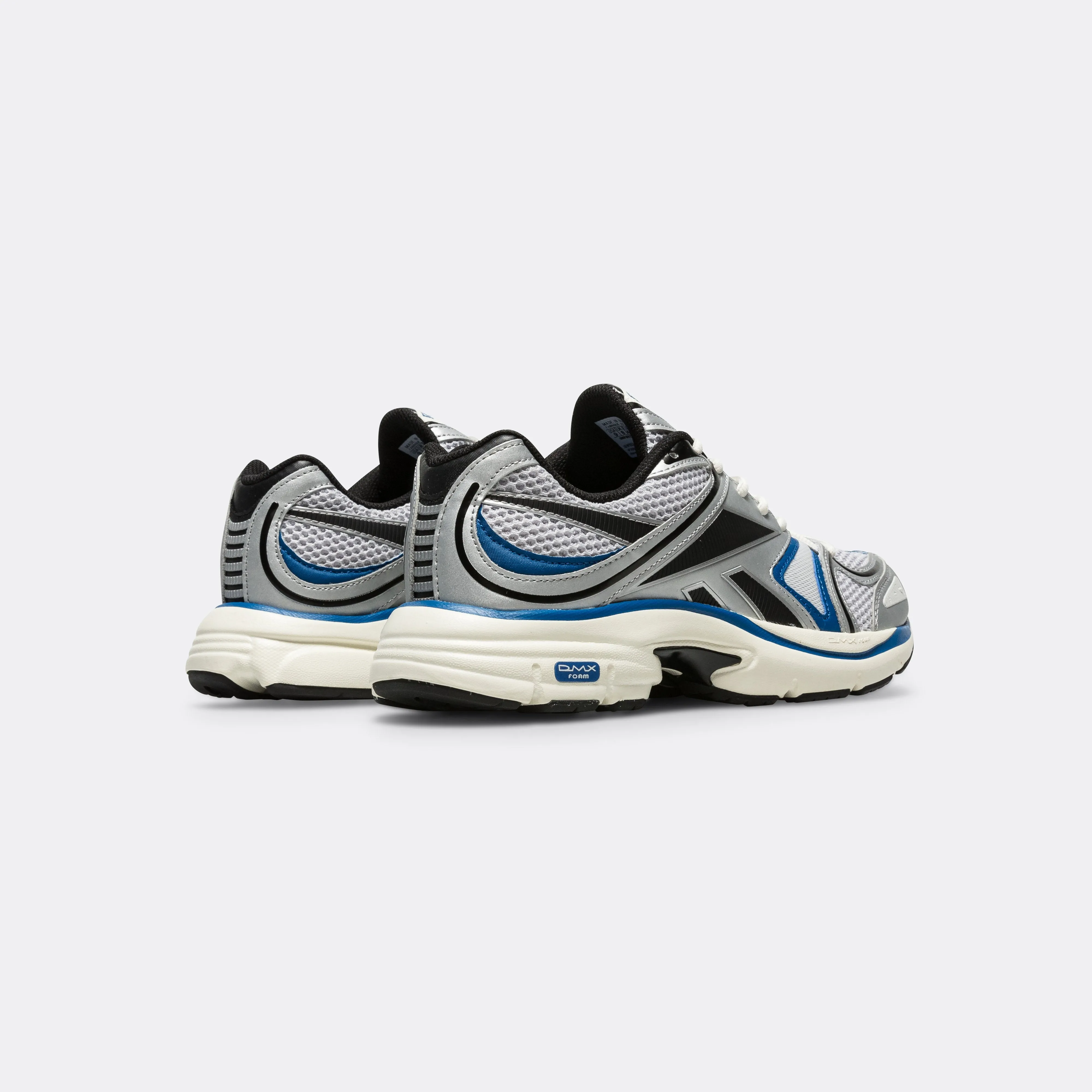 Compression Resistant Midsole Premier Road Plus VI - Silver Metallic/Black/Blue