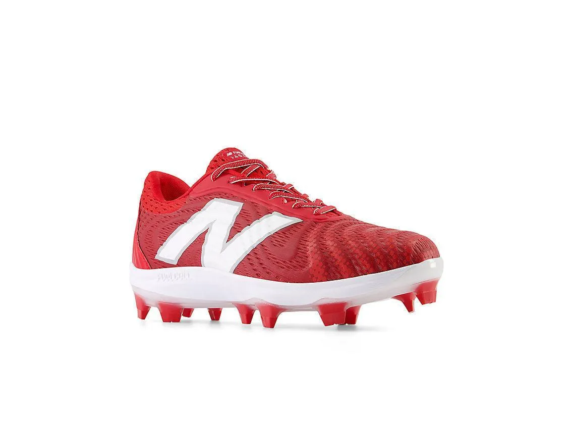 New Balance Men's FuelCell 4040 V7 Molded Baseball Cleats - Team Red / White - PL4040R7 Comfort Insoles