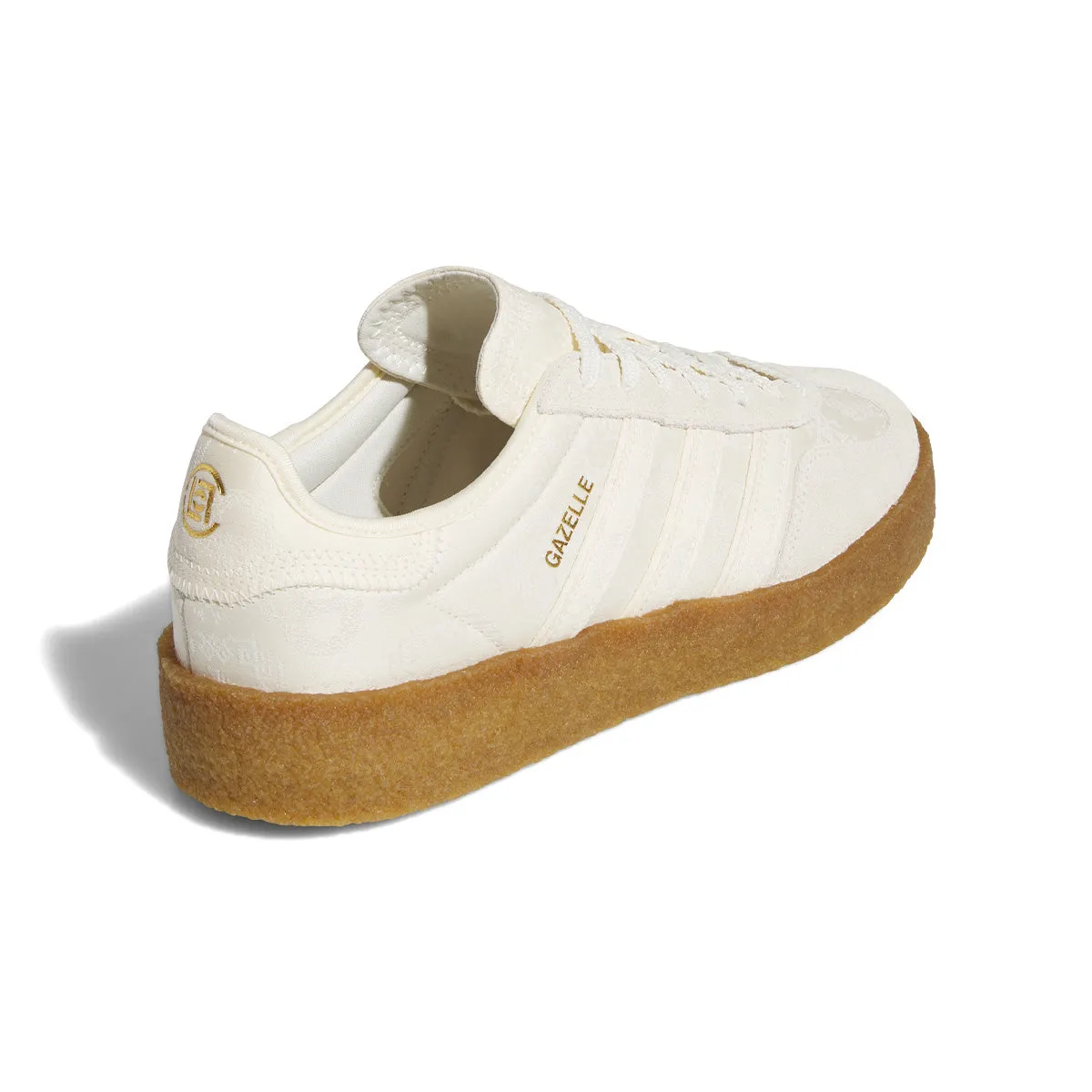 Durable rubber sole   CLOT Gazelle 'Silk Cream White'