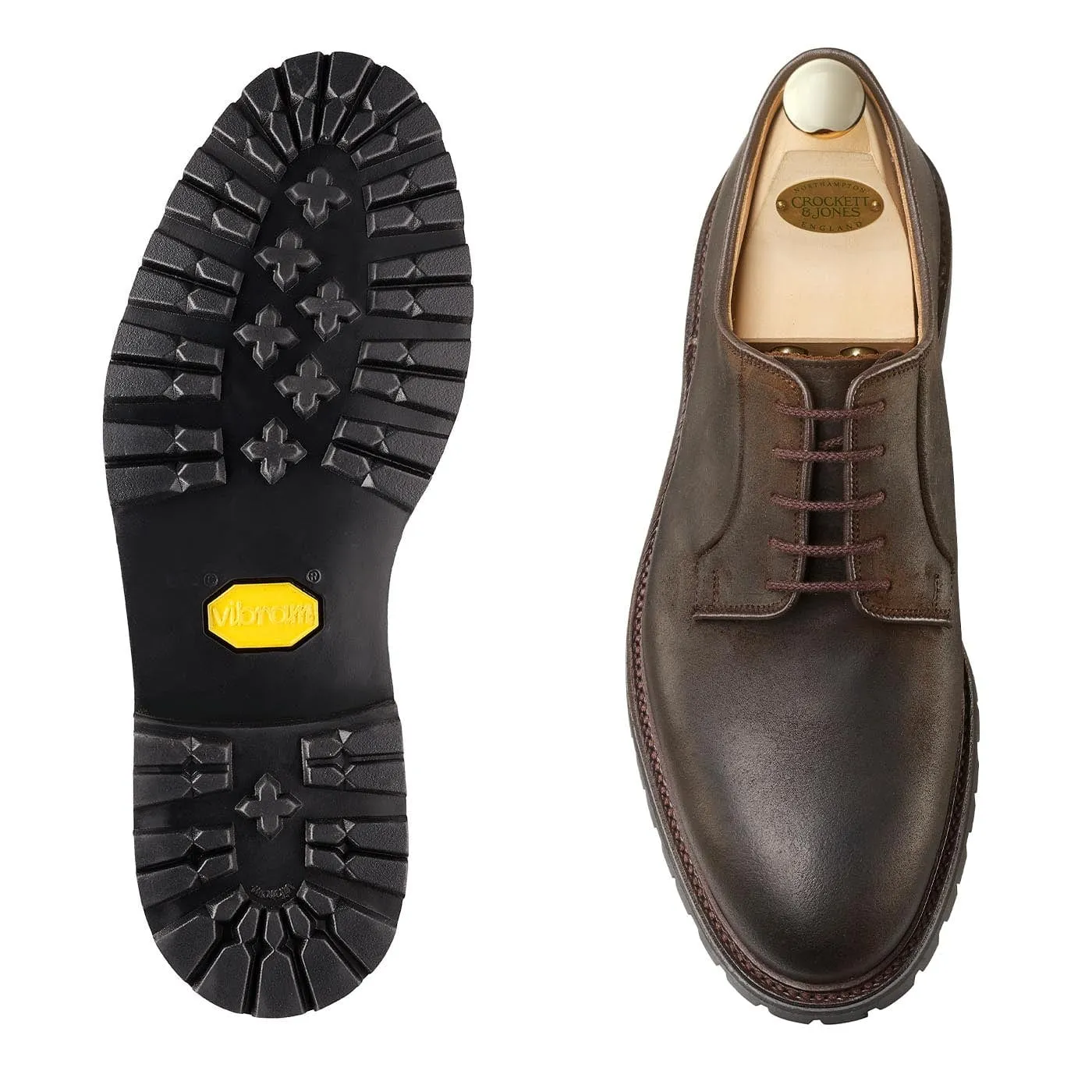 Lanark 3 Dark Brown Rough-Out Suede Weekend Comfort Lined Style