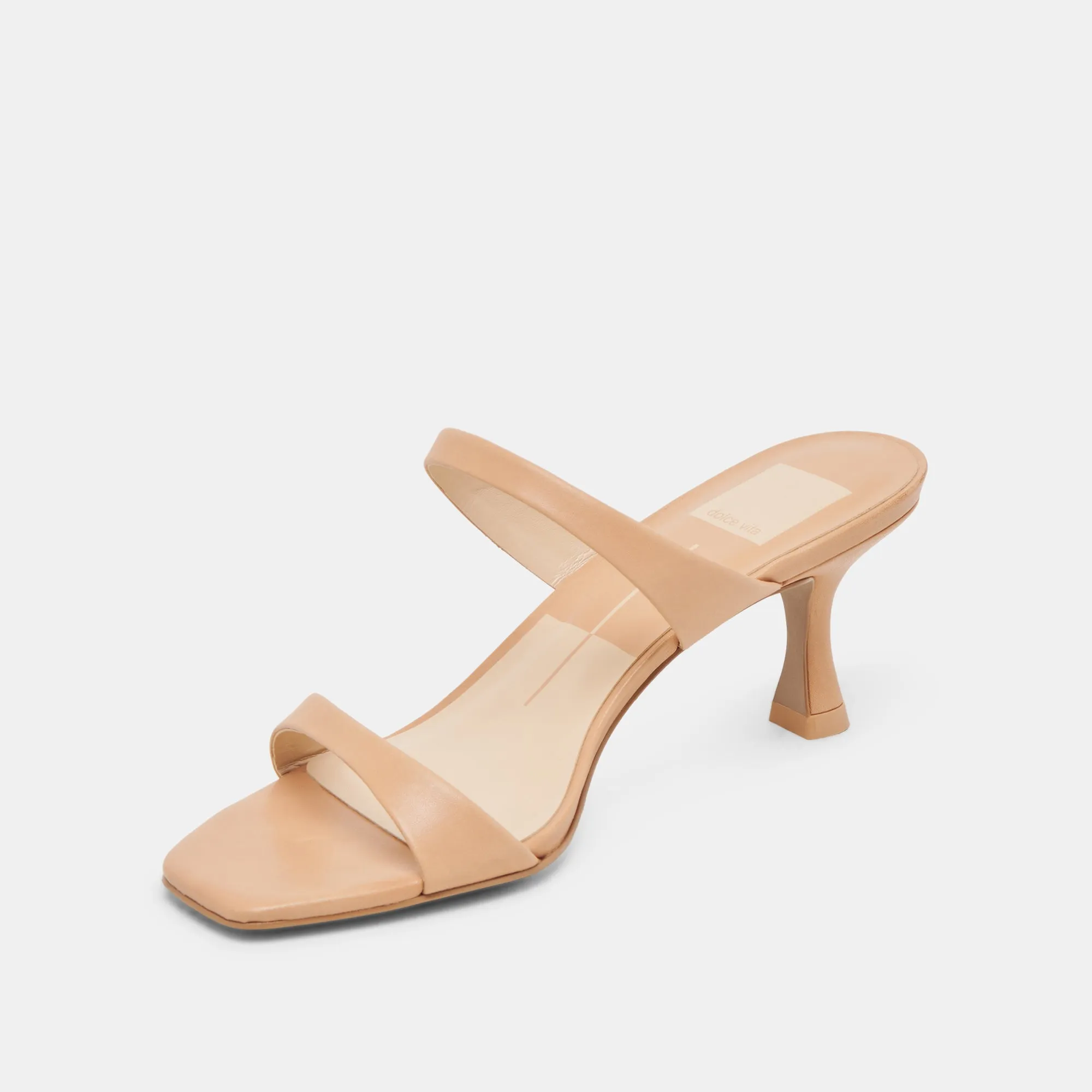 Shock absorption Premium Pumps GENORA HEELS CAFE LEATHER