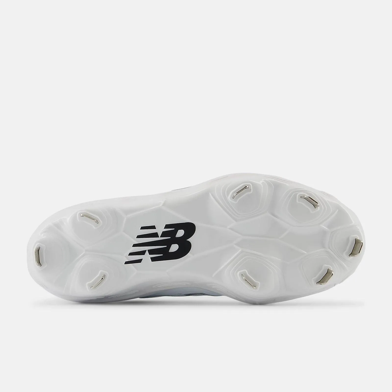 Tread Pattern New Balance Women's Fresh Foam X Velo v4 Metal Fastpitch Softball Cleats - White SMVELOW4