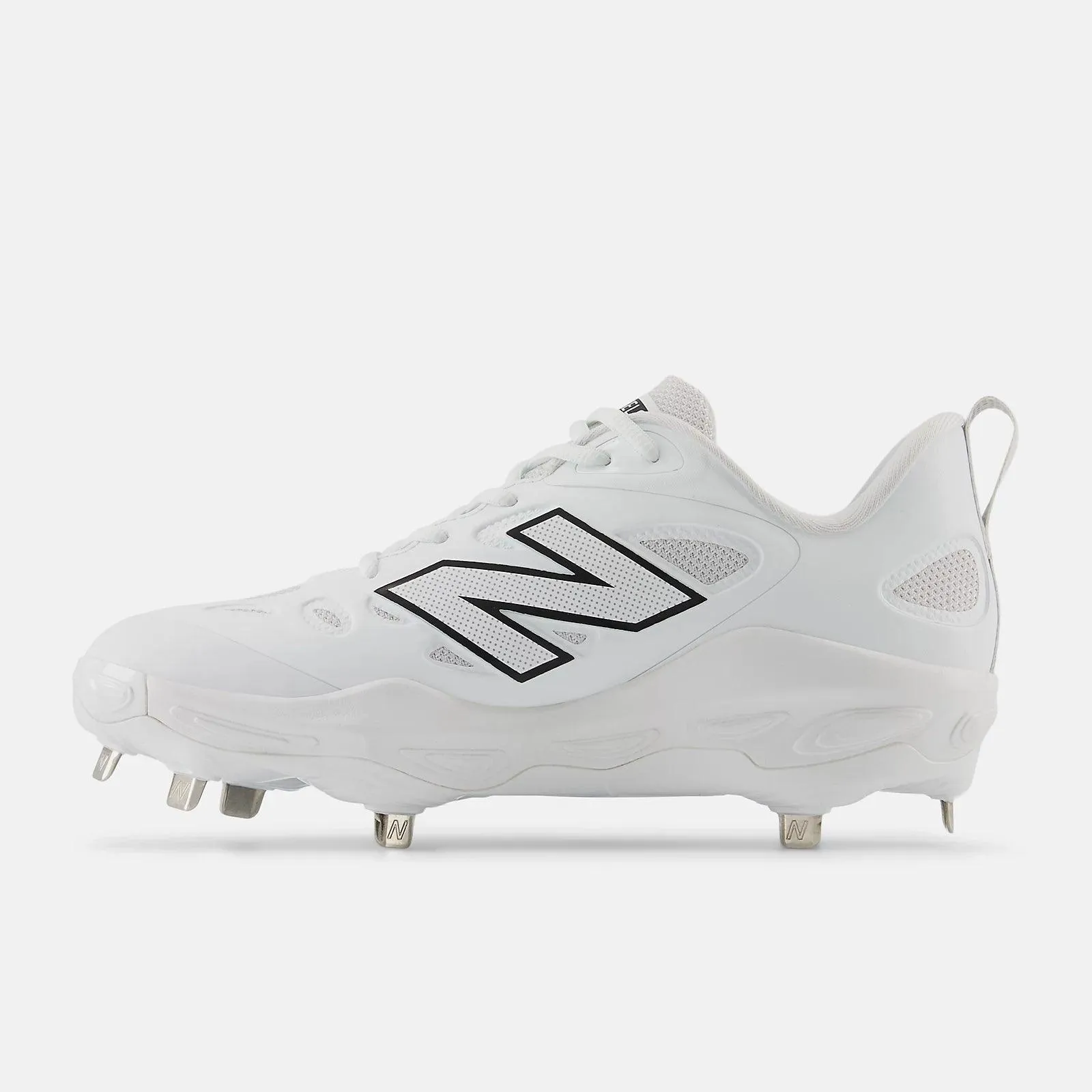 New Balance Women's Fresh Foam X Velo v4 Metal Fastpitch Softball Cleats - White SMVELOW4 Anti Slip Impact Resistant