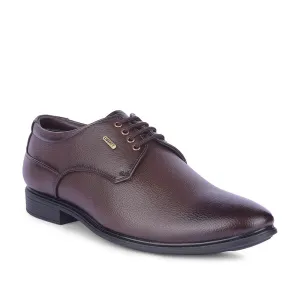 Fortune By Liberty Mens HIL-5 Brown Formal Lacing Shoes Flexible Option
