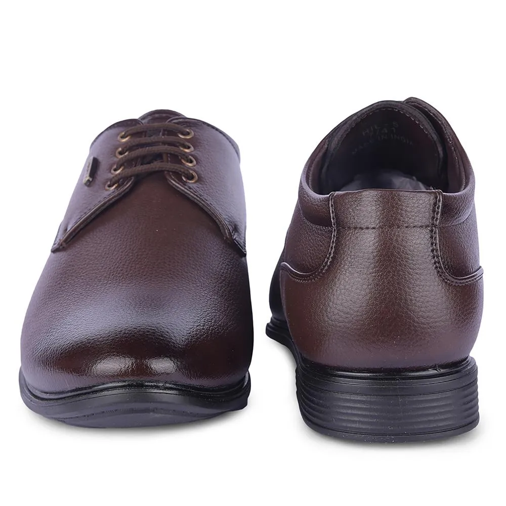 Evening shoes Fortune By Liberty Mens HIL-5 Brown Formal Lacing Shoes