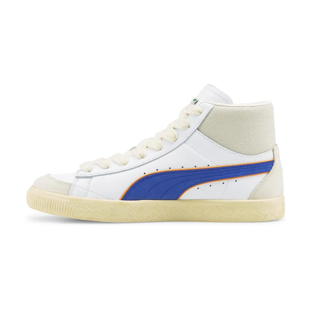   Rhuigi Clyde Mid Bball 'White Royal' Customizable Fit Weekend Casual