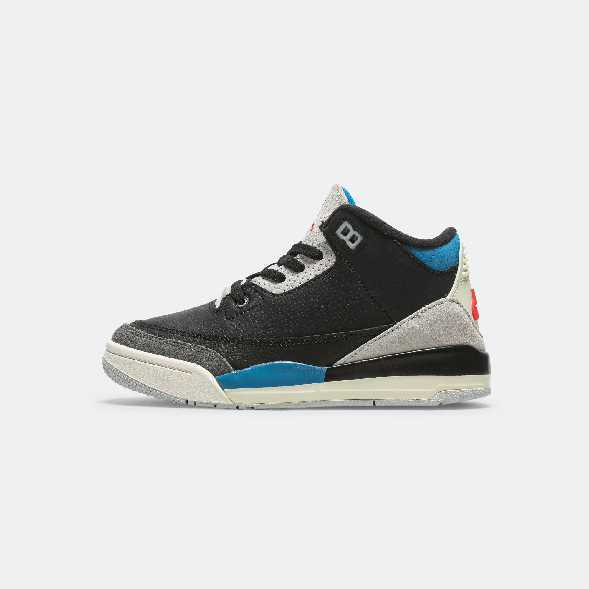 Jordan 3 Retro (GS) - Black/Chile Red-Neutral Grey Comfort Flex Fresh Design