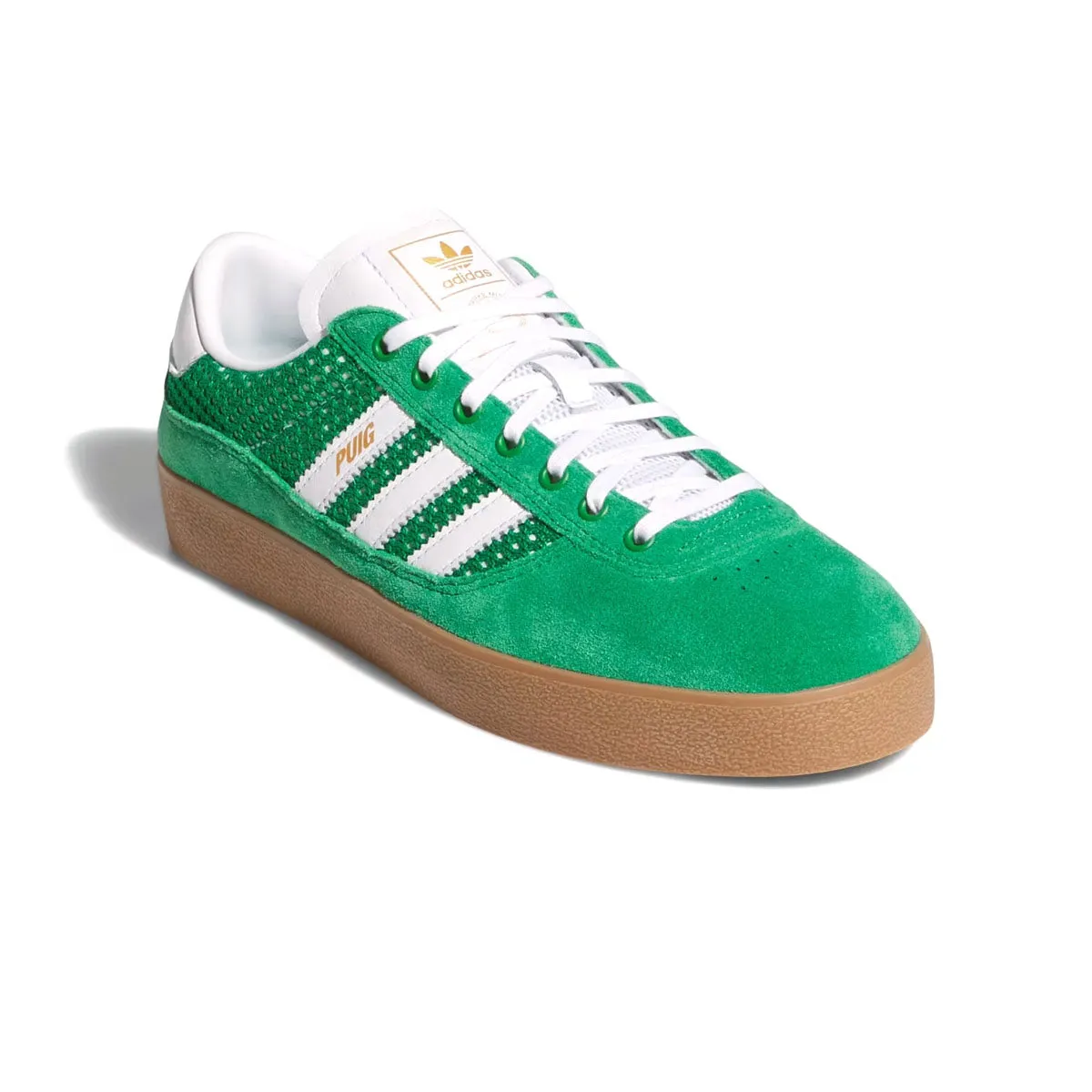 PUIG Indoor 'Green Cloud White' Smooth Support Stable Heel Counter