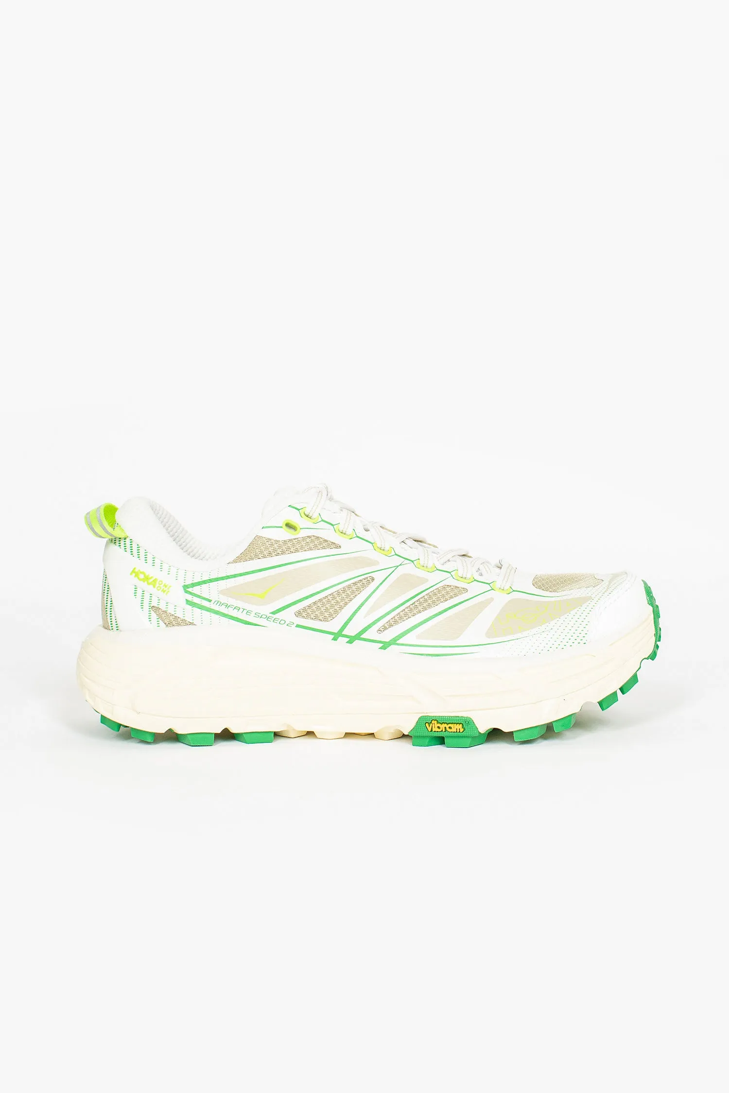 Mafate Speed 2 White/Fresh Grass No Squeeze