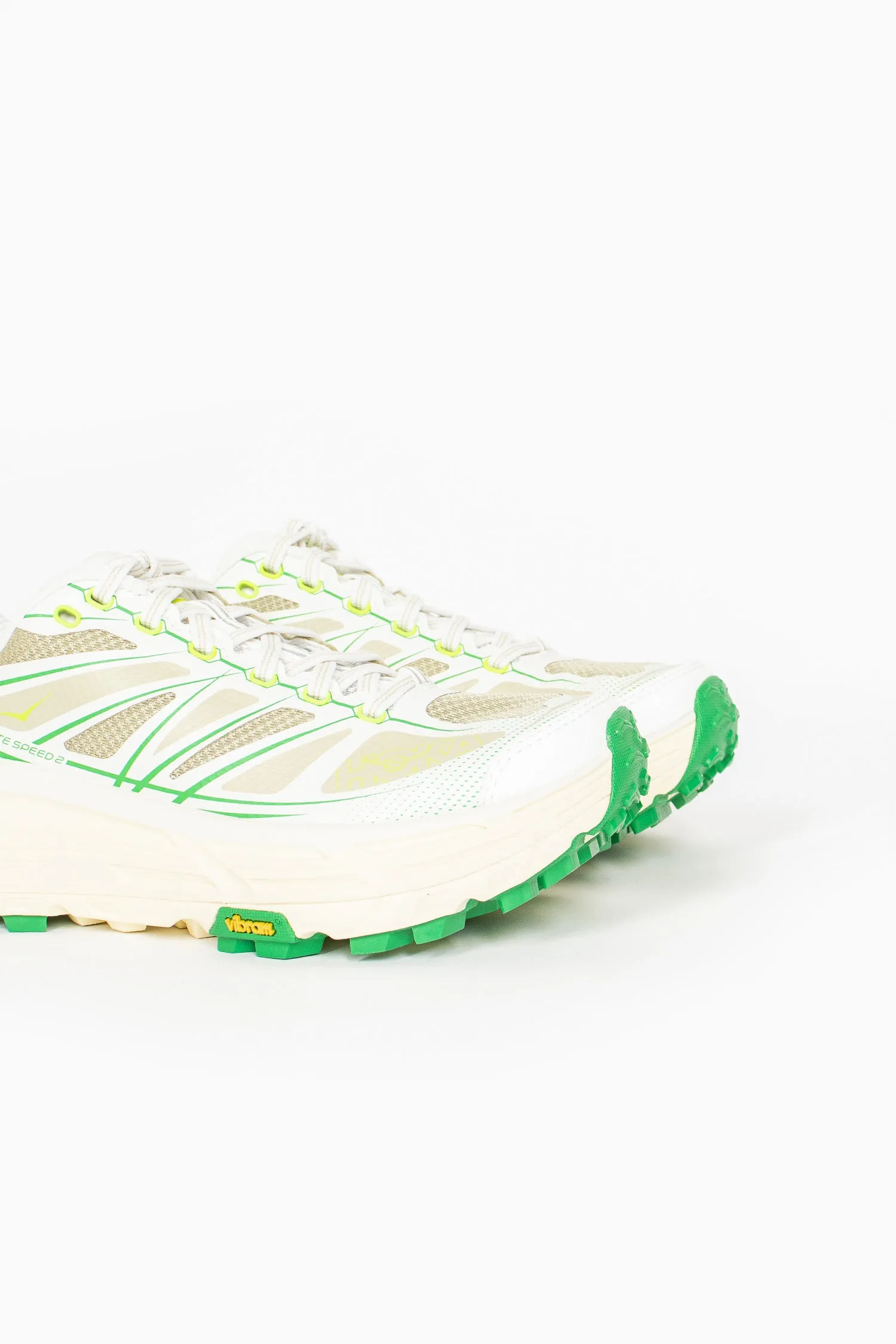 Grippy Outsole Mafate Speed 2 White/Fresh Grass