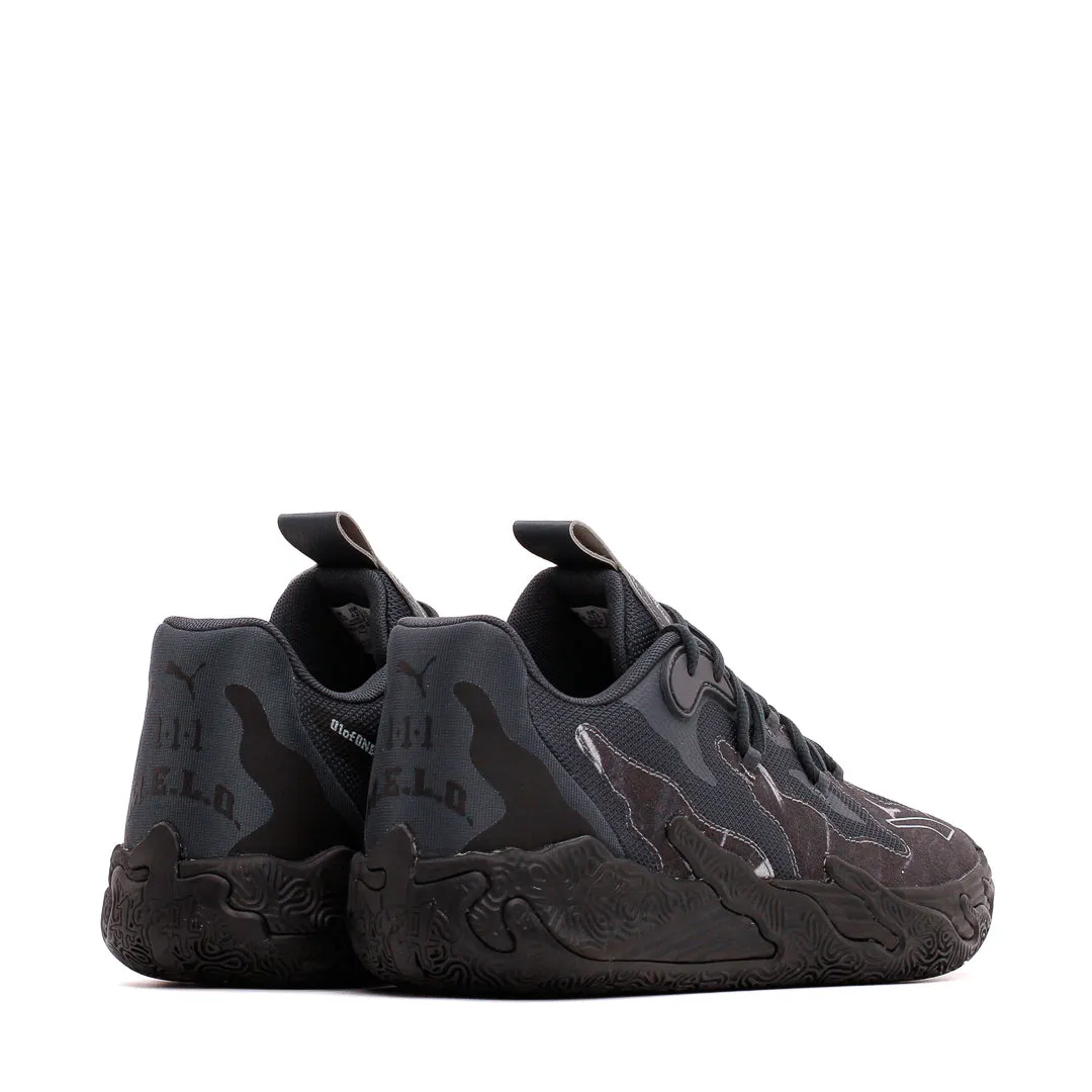 Puma Basketball Men LaMelo Ball MB.03 Lo Team Black Grey 310519-03 Synthetic Overlay Reinforcement
