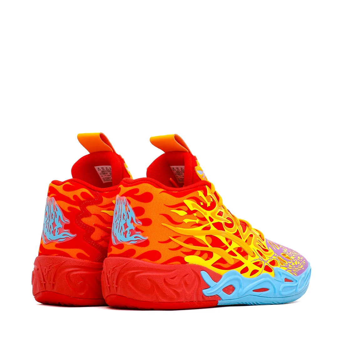 Puma Basketball Men MB. 04 Phoenix Red Orange Glow 311308-01 Multi Directional Grip Studs Indoor Court Grip