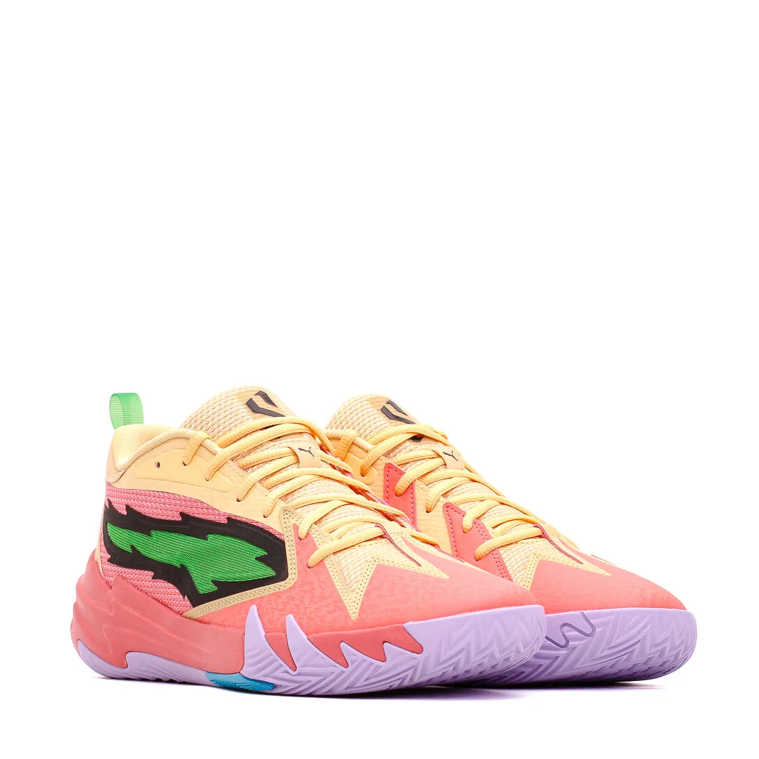 Engineered Lateral Cage Speed Shoes Puma Basketball Men Scoot Zeros Georgia Peach 379908-07