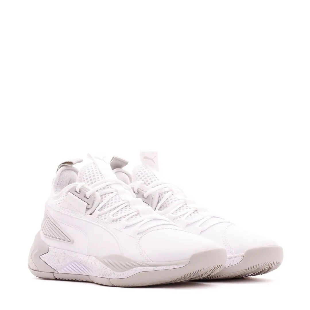 Puma Basketball Uproar Hybrid Court White Men 192775-10 SuedeUpper Hoop Support