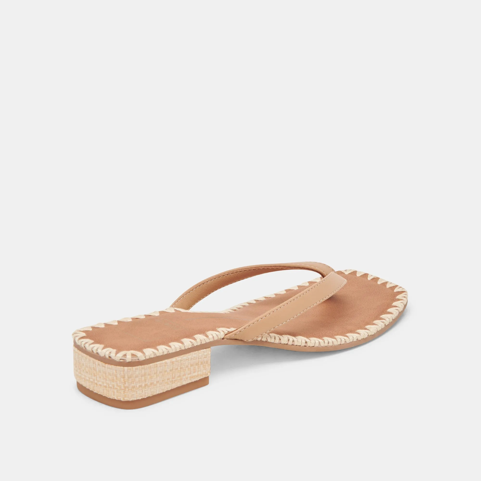 BARTY SANDALS LIGHT TAN LEATHER Minimalist