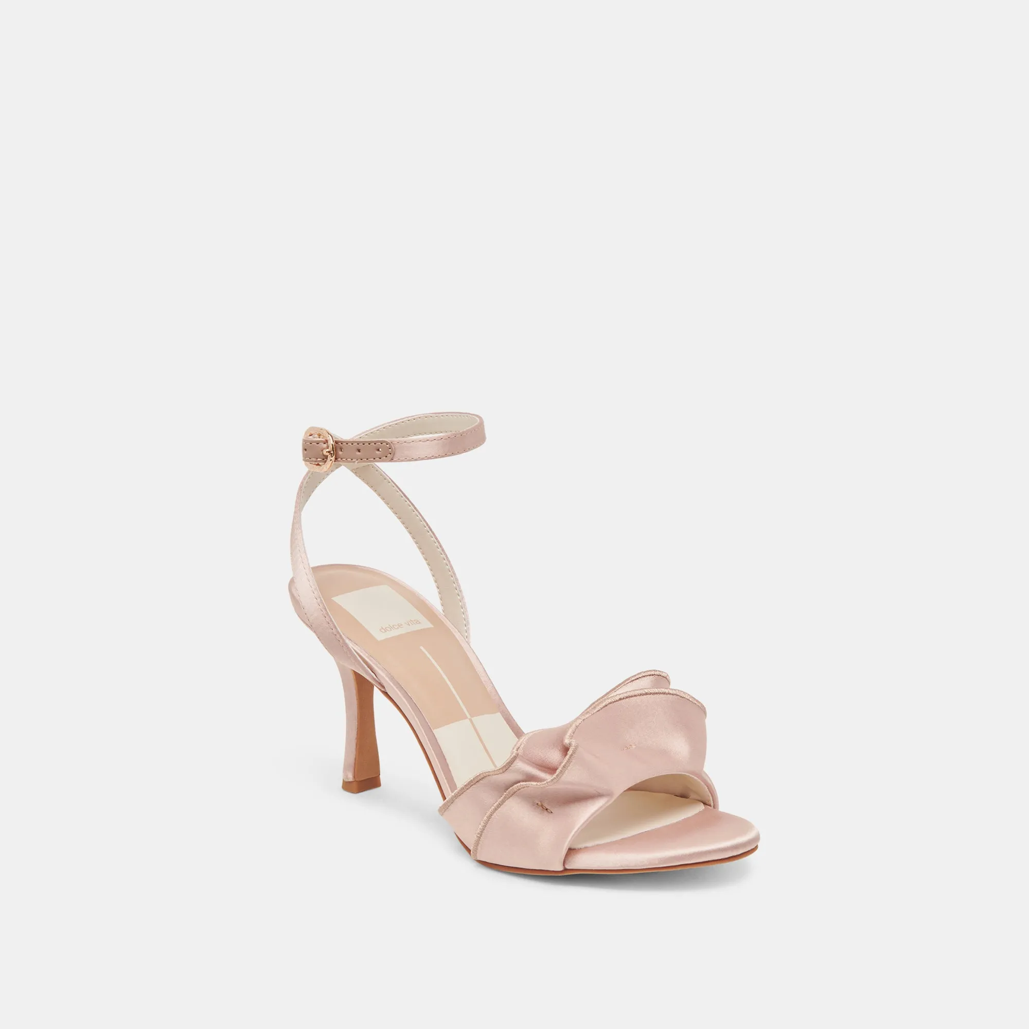 Soft Cushion Heels LUNETE HEELS LT BLUSH SATIN