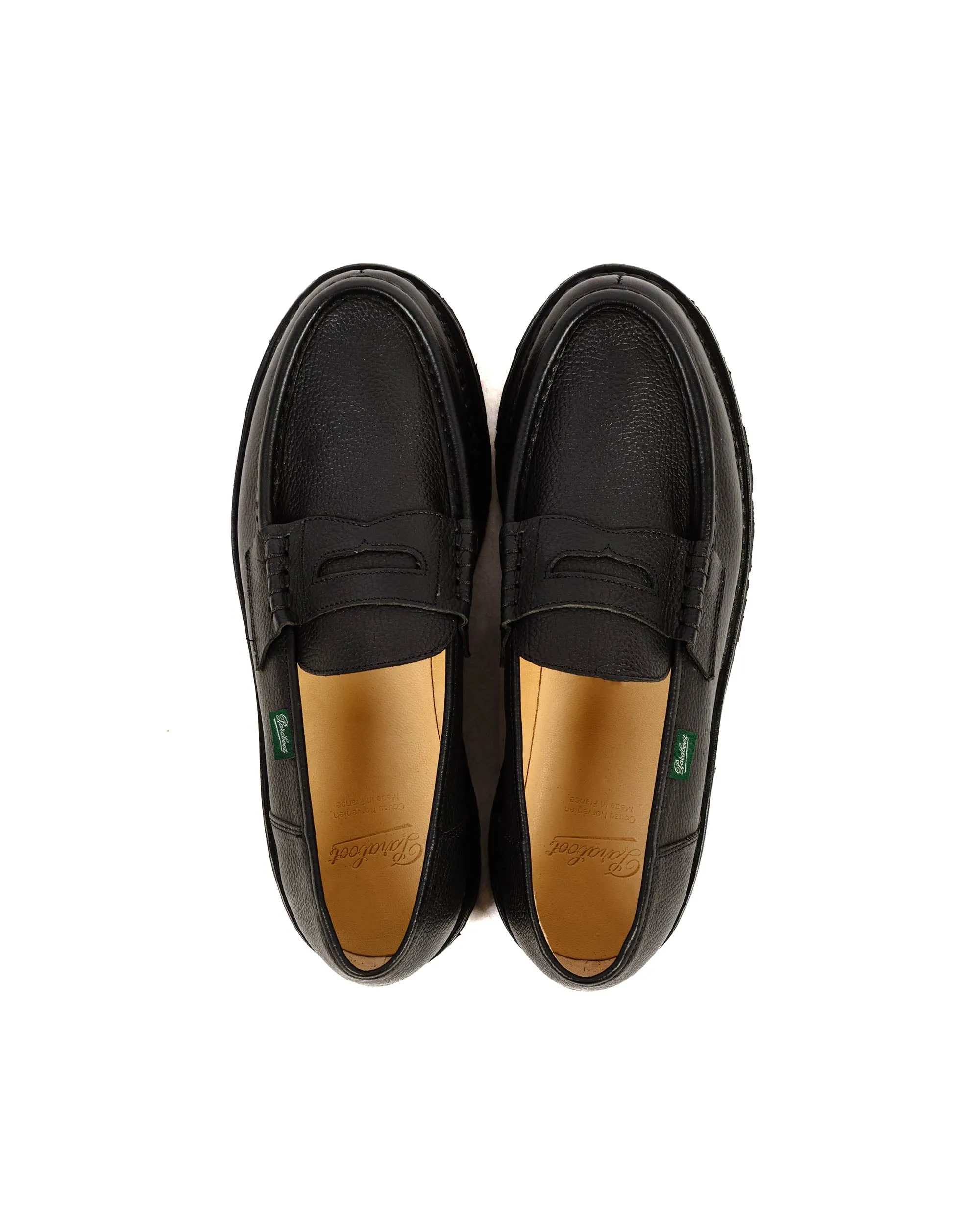 Go Casual Light Sole Paraboot Reims Grain?? Noir