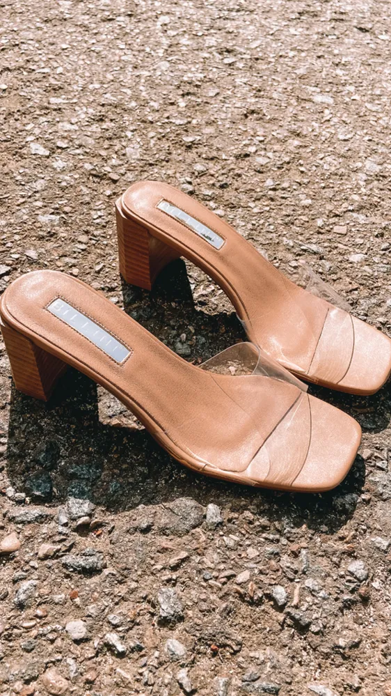 Lucy Heel - Clay/Clear Iconic Appeal