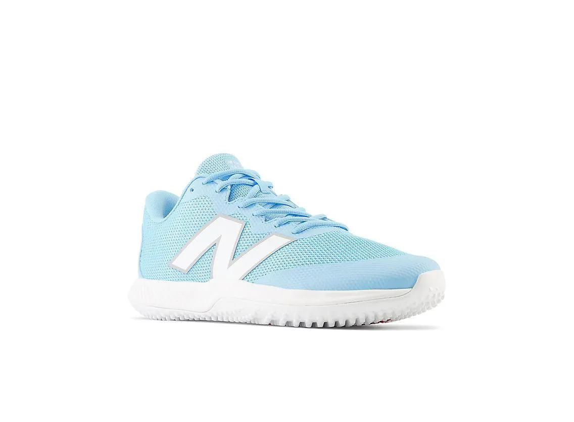 New Balance Men's FuelCell 4040 V7 Turf Baseball Shoes - Sky Blue / White - T4040TC7 Warm and Cozy