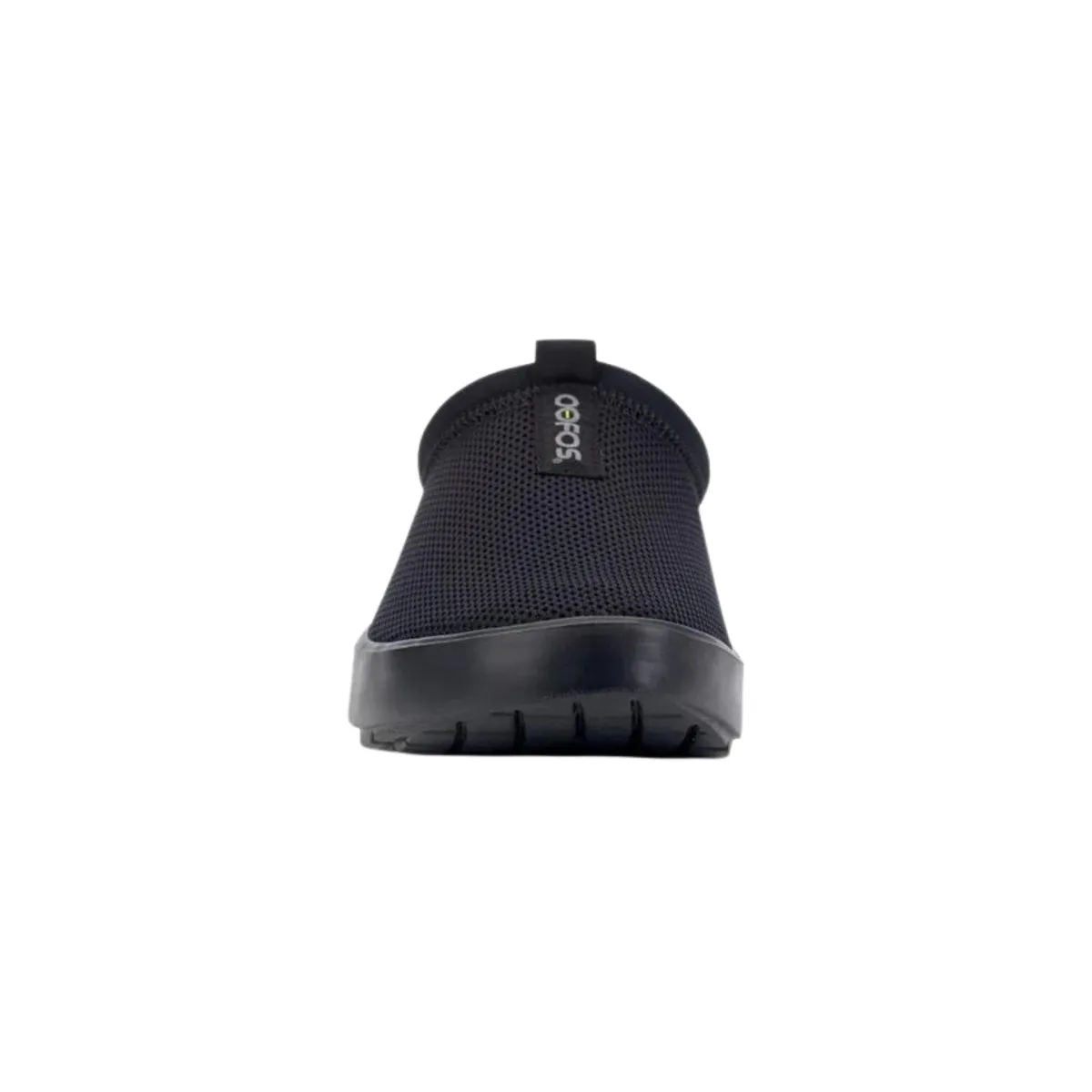 Motion Grip OOFOS Men's OOcoozie Sport Mule Black Mesh