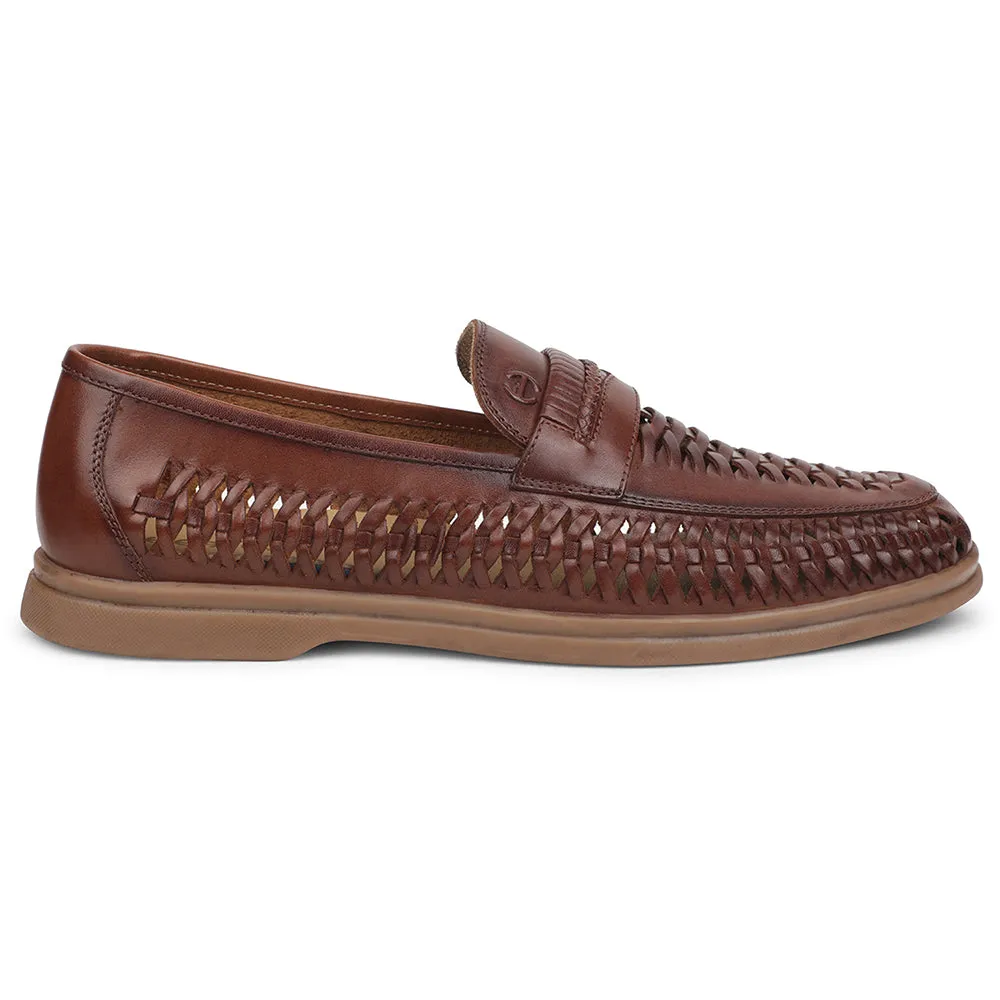 Healers Brown Casual Loafers For Men ASF-5 By Liberty Step Safe